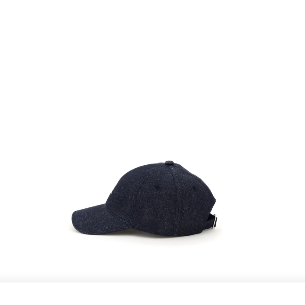 A.P.C. embroidered logo denim cap 品牌刺繡牛仔帽 INDIGO EL CAPITAL-細節圖6