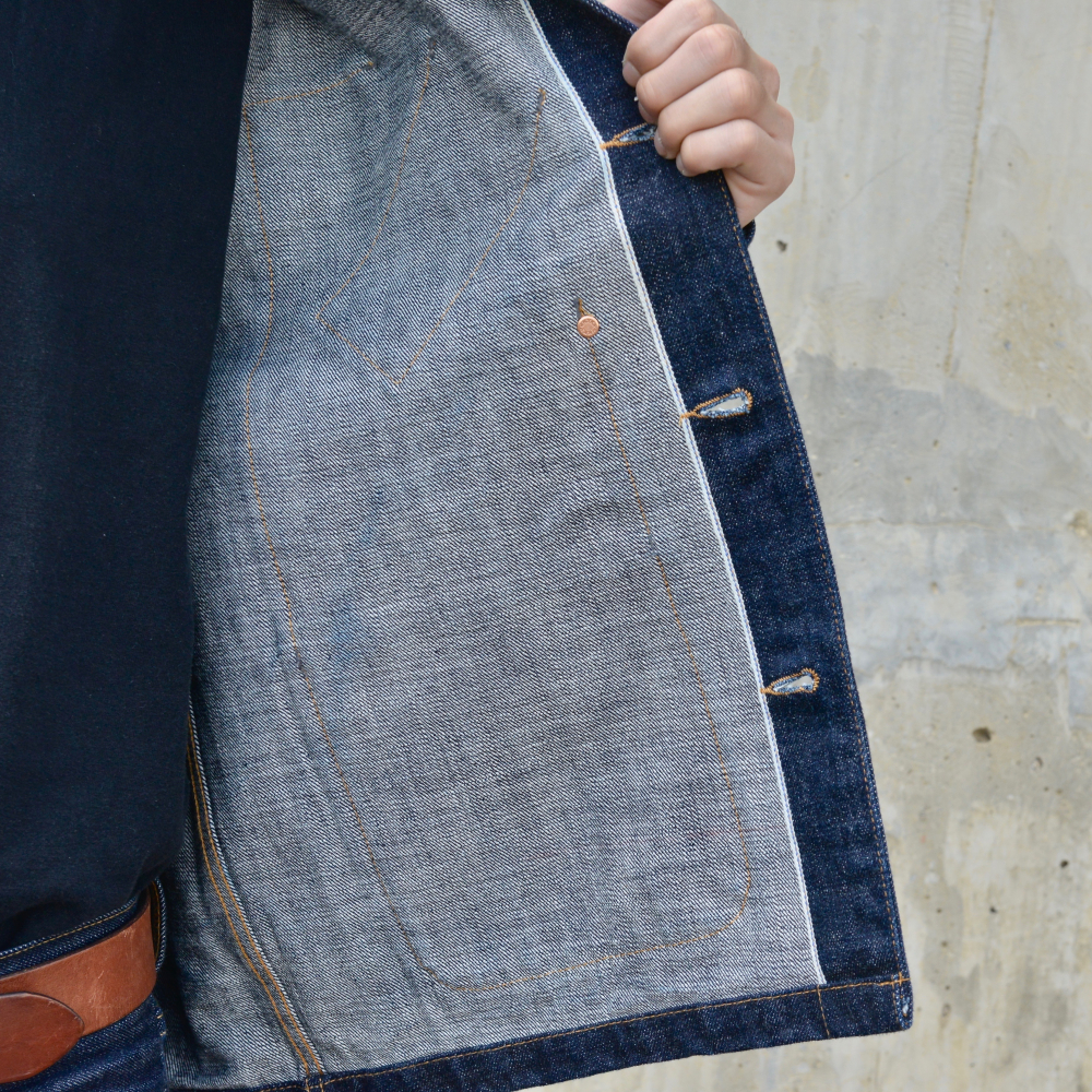 EL CAPITAL 獨家 Hugo Sánchez 系列 Coverall 18oz 赤耳布邊 YKK 黃銅釦-細節圖7