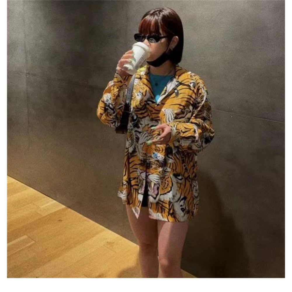 WACKO Iconic 天國東京 古巴襯衫 天絲 滿版印花 寬鬆 夏威夷襯衫長袖 HAWAIIAN SHIRT-細節圖4