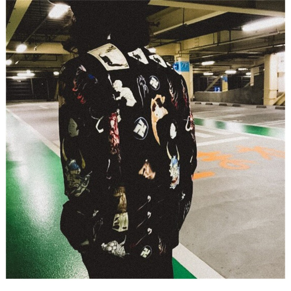 WACKO Iconic 天國東京 古巴襯衫 天絲 滿版印花 寬鬆 夏威夷襯衫長袖 HAWAIIAN SHIRT-細節圖8