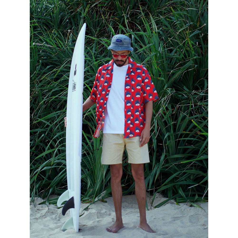 HAWAIIDEALER ORIGIONAL TEARS OF GOD古巴領襯衫原創印花NON SIZE UNISEX-細節圖9