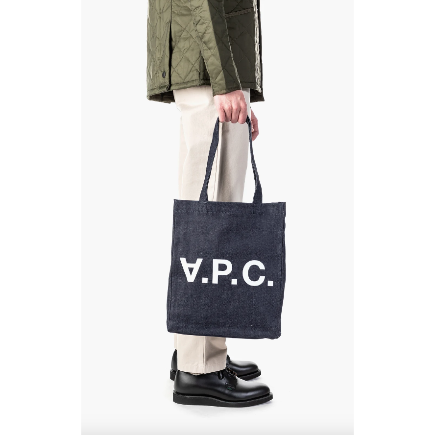 A.P.C. LAURE TOTE BAG SHOPPING BAG indigo牛仔包 購物包 EL CAPITAL-細節圖4