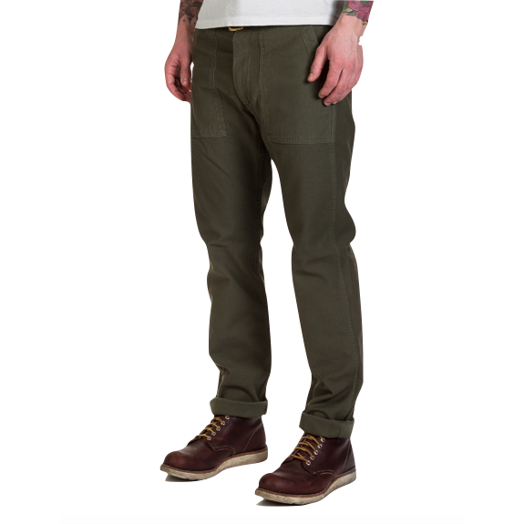 最強復刻 OG-107 酵素洗 8oz 軍綠HBT布料 斜紋布 復刻tellason 定番 定版 EL CAPITAL-細節圖2