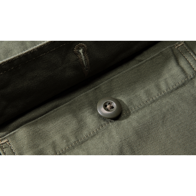 最強復刻 OG-107 酵素洗 8oz 軍綠HBT布料 斜紋布 復刻tellason 定番 定版 EL CAPITAL-細節圖10