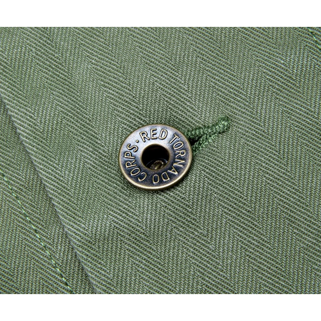 RT P41 HBTB Herringbone Twil 10 OZ 油印 USMC EGA EL CAPITAL-細節圖6