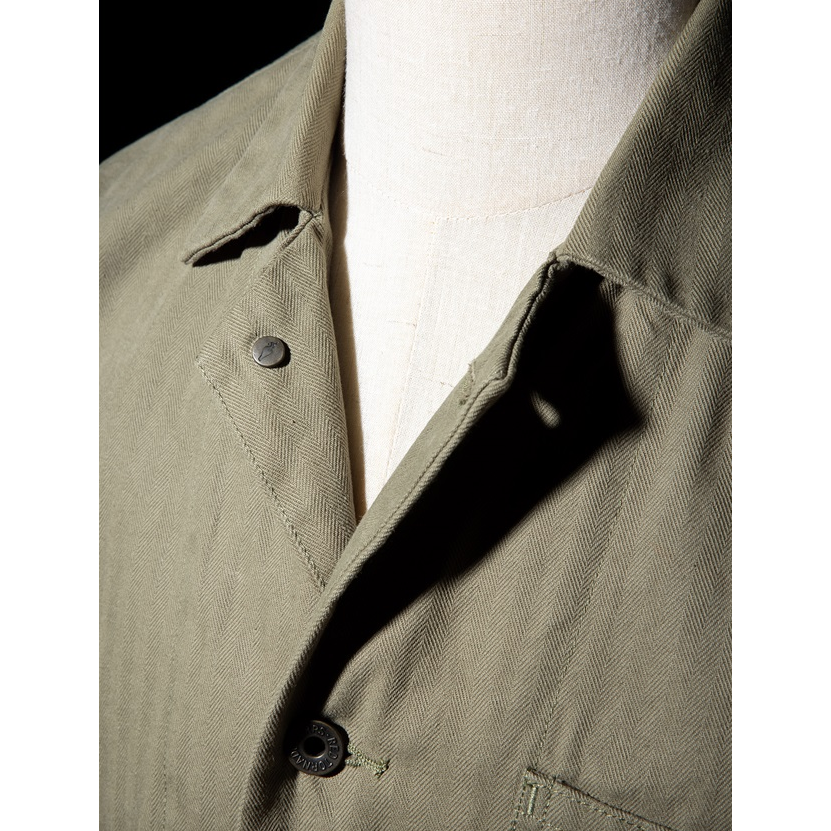 RT P41 HBTB Herringbone Twil 10 OZ 油印 USMC EGA EL CAPITAL-細節圖8