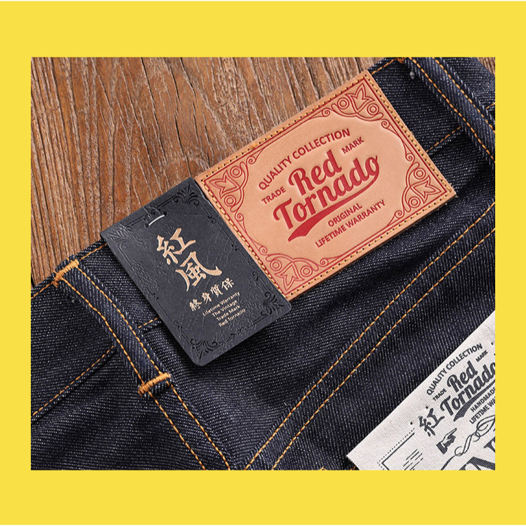 AZUL ORIENTE Densetsu 傳奇致敬款 16oz 粉紅赤耳 511 原色牛仔褲 INDIGO 毛羽感-細節圖8