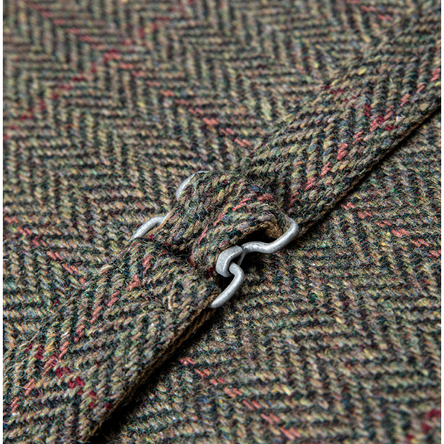 Harris Tweed 同款 RT復刻 羊毛馬甲 粗毛呢 560克 EL CAPITAL-細節圖9