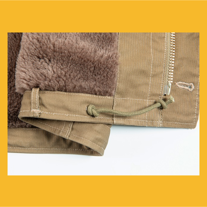 RT N-1 甲板服 羊絨版本 羊羔毛 皮毛一體 海軍夾克-細節圖4