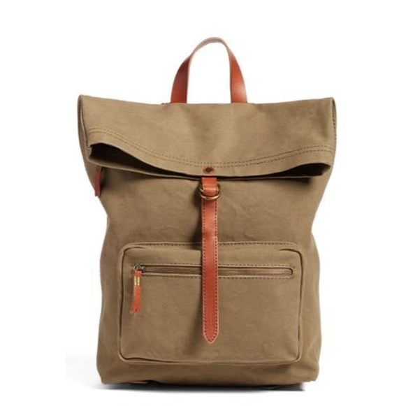 The Canvas Foldover Backpack 帆布背包 EL CAPITAL-細節圖2