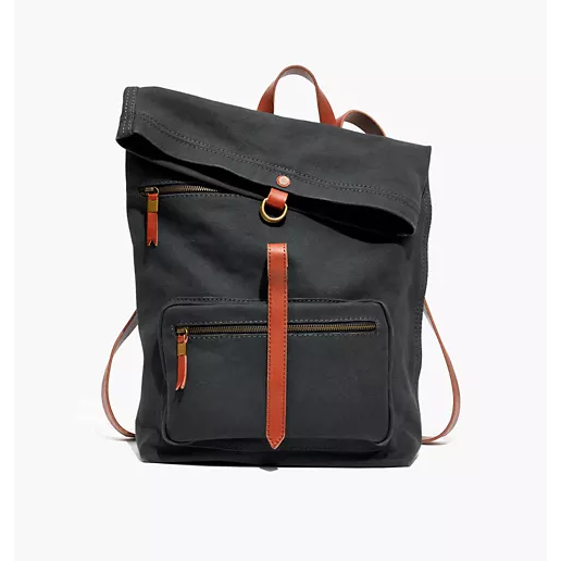 The Canvas Foldover Backpack 帆布背包 EL CAPITAL-細節圖5