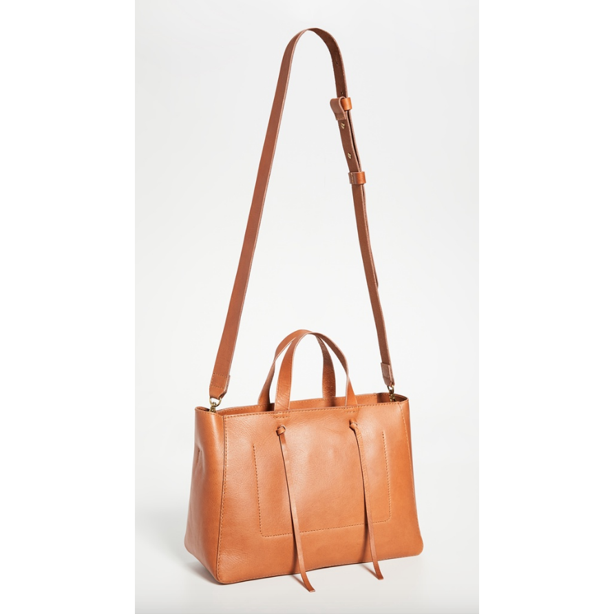 The Elsewhere Tie Crossbody Tote in Leather EL CAPITAL-細節圖2