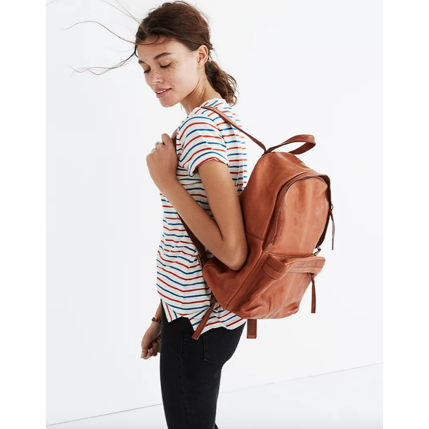 Madewell The Lorimer Backpack 雙肩後背包 義大利植鞣革 EL CAPITAL-細節圖6