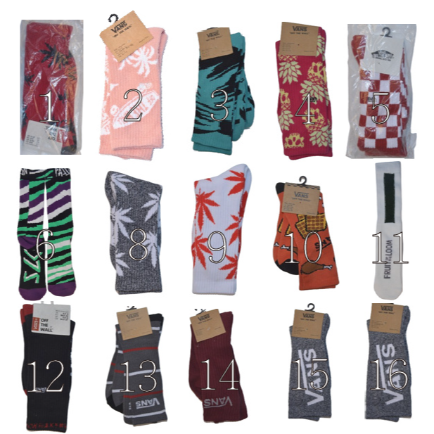 滑板襪子 大合集 新款舊款 散裝 十雙送一雙 VANS-細節圖2