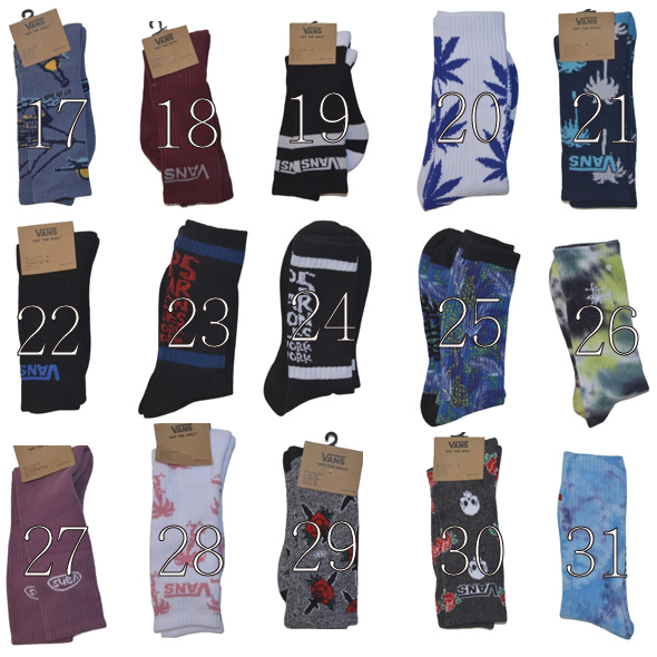 滑板襪子 大合集 新款舊款 散裝 十雙送一雙 VANS-細節圖3