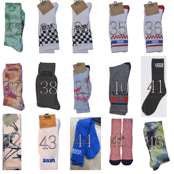 滑板襪子 大合集 新款舊款 散裝 十雙送一雙 VANS-細節圖4