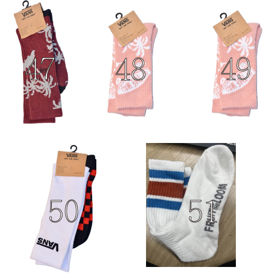 滑板襪子 大合集 新款舊款 散裝 十雙送一雙 VANS-細節圖5