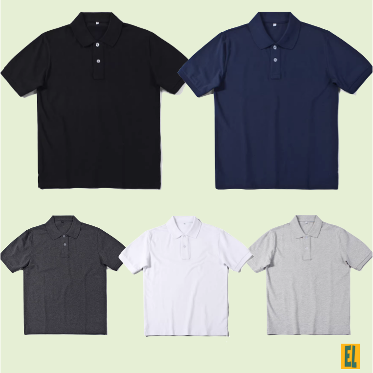 2024 夏季新品 精梳棉 短袖半袖 polo衫 純色短袖 T-SHIRT 基礎日常穿搭-細節圖2