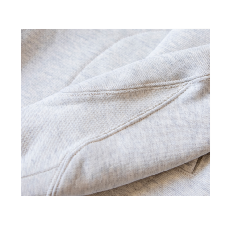 24SS 超激賞 Deluxe Wear 純色連帽衛衣 連帽 Zip Hoodie Heavyweight-細節圖4