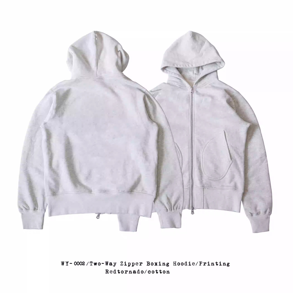 24SS 超激賞 Deluxe Wear 純色連帽衛衣 連帽 Zip Hoodie Heavyweight-細節圖8