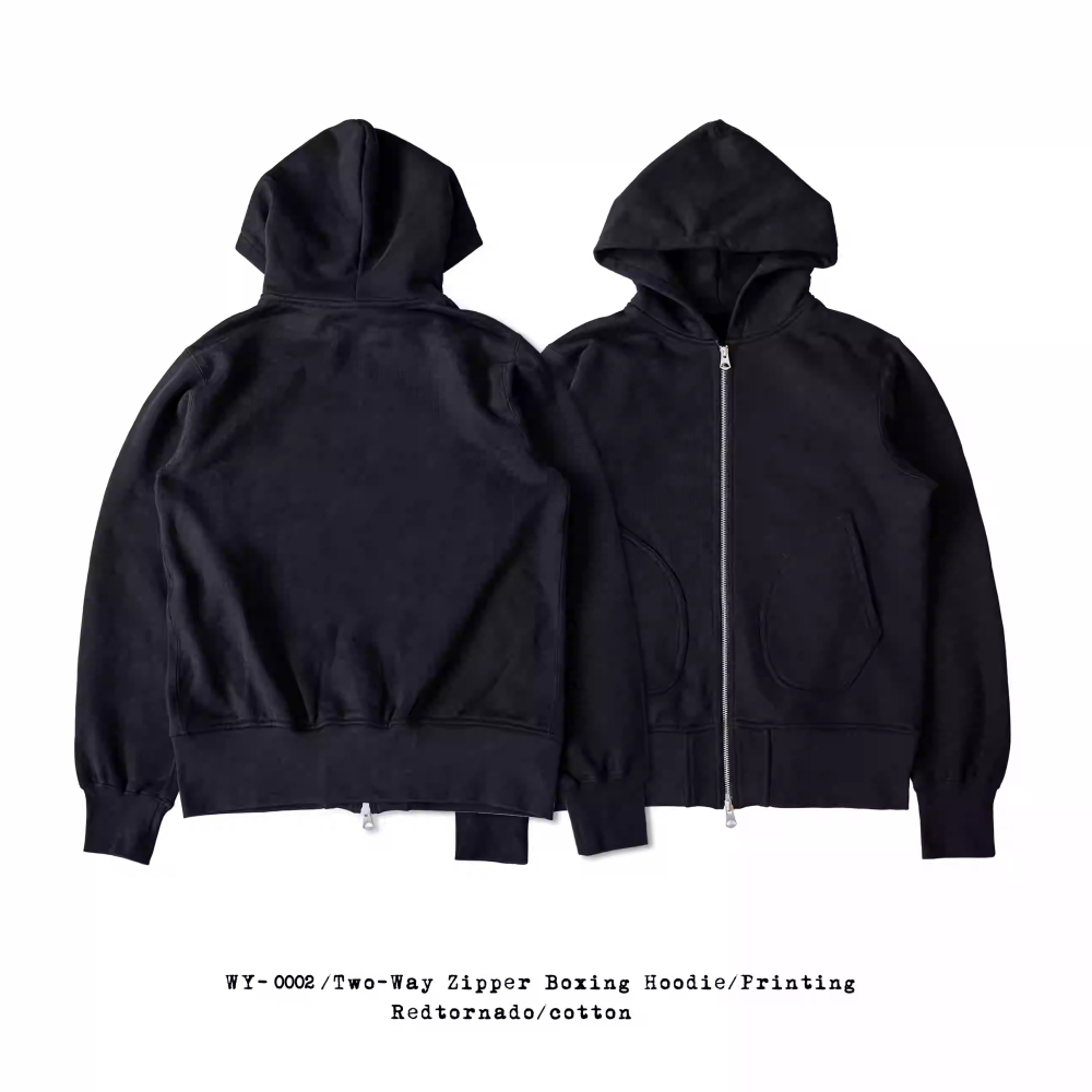 24SS 超激賞 Deluxe Wear 純色連帽衛衣 連帽 Zip Hoodie Heavyweight-細節圖9