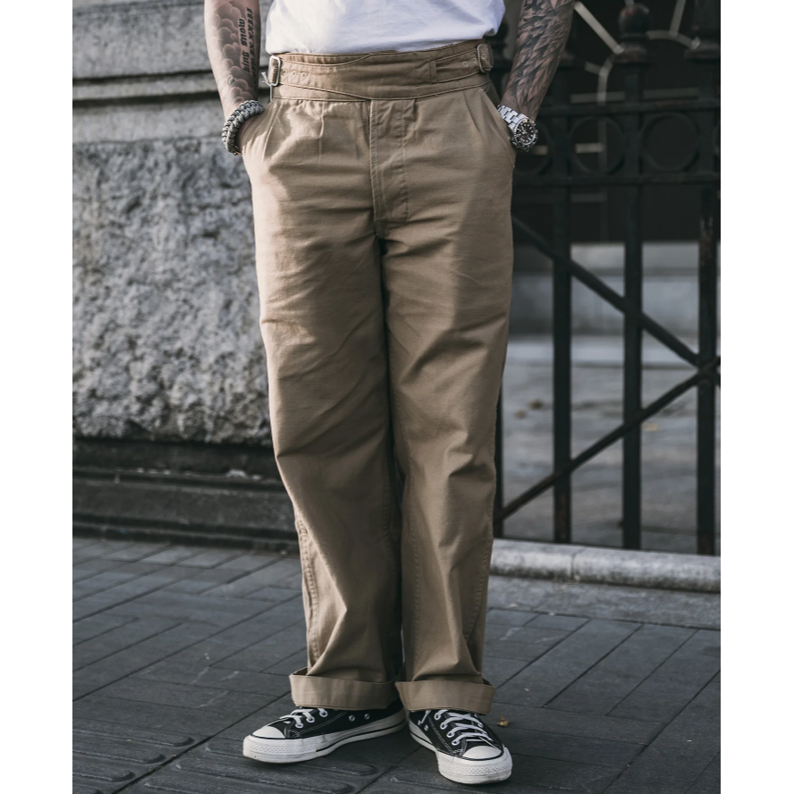 NON STOCK 1943 British Army Gurkha Bermuda Pants 長褲 紳士日 軍裝長-細節圖3