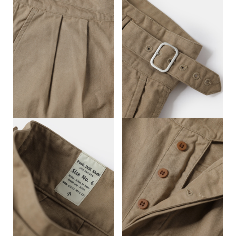 NON STOCK 1943 British Army Gurkha Bermuda Pants 長褲 紳士日 軍裝長-細節圖5