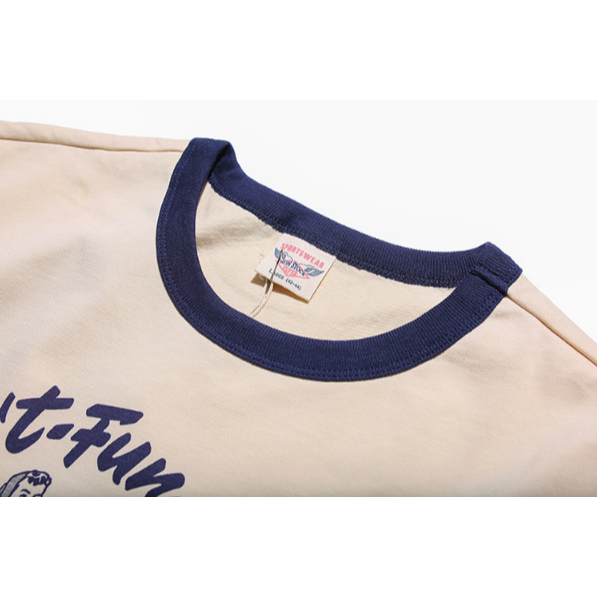 復刻 The Catalina Grand Prix BIKER T-SHIRT 265克 袖口 羅紋-細節圖7