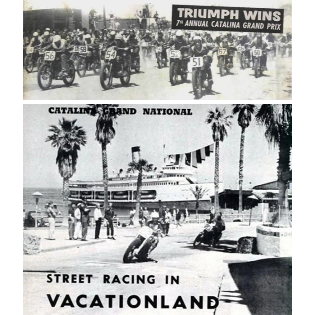 復刻 The Catalina Grand Prix BIKER T-SHIRT 265克 袖口 羅紋-細節圖10