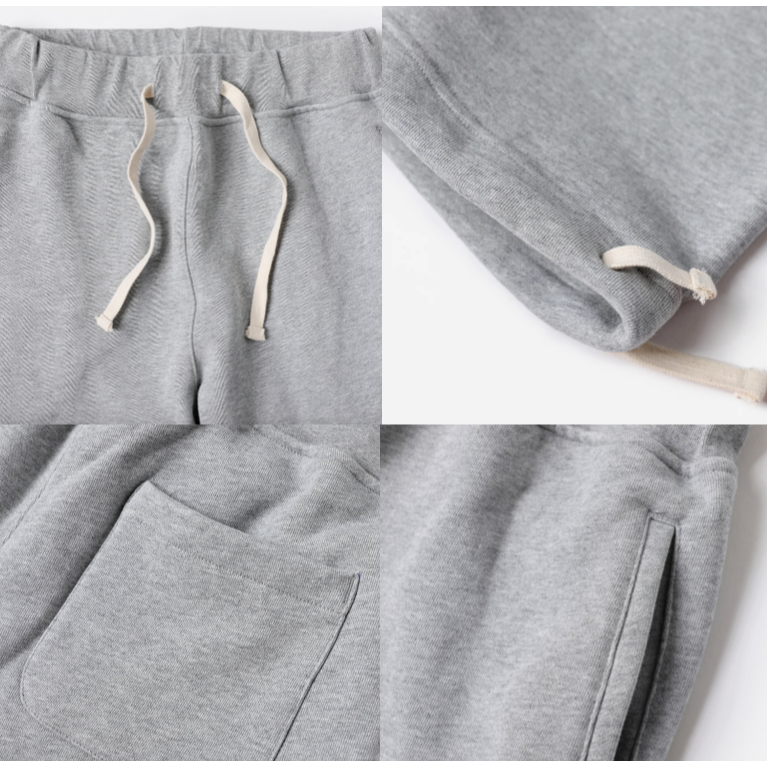 市面上最高磅 NON STOCK男士針織長褲 17.6 oz Heavyweight Terry Sweatpants-細節圖5