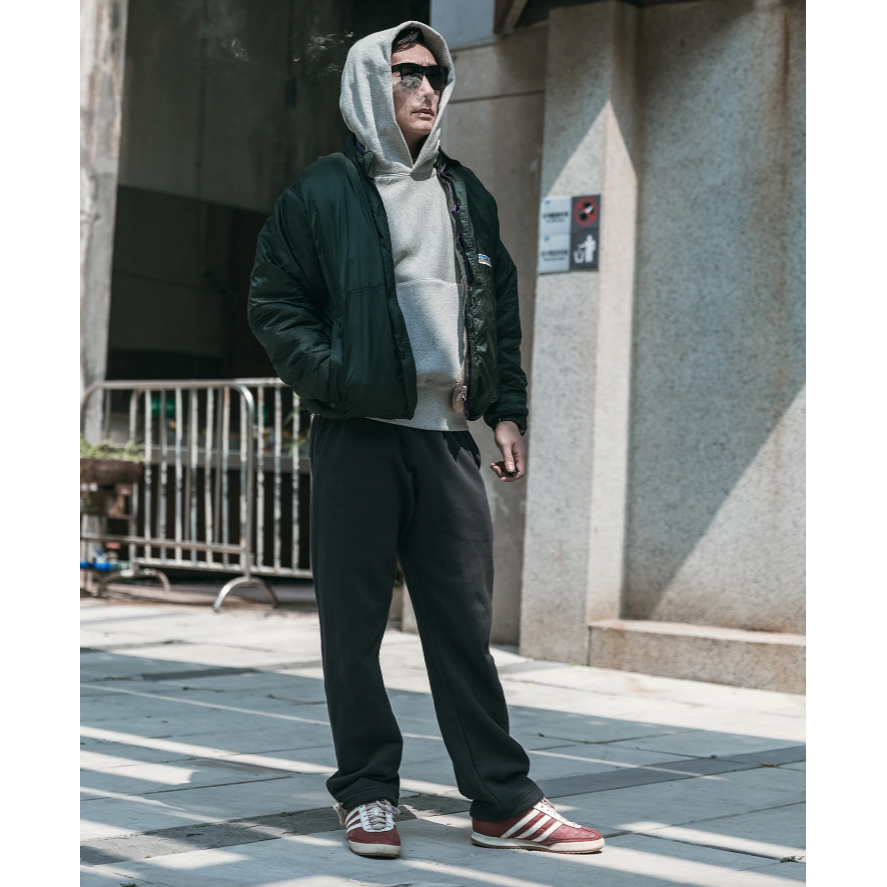市面上最高磅 NON STOCK男士針織長褲 17.6 oz Heavyweight Terry Sweatpants-細節圖8