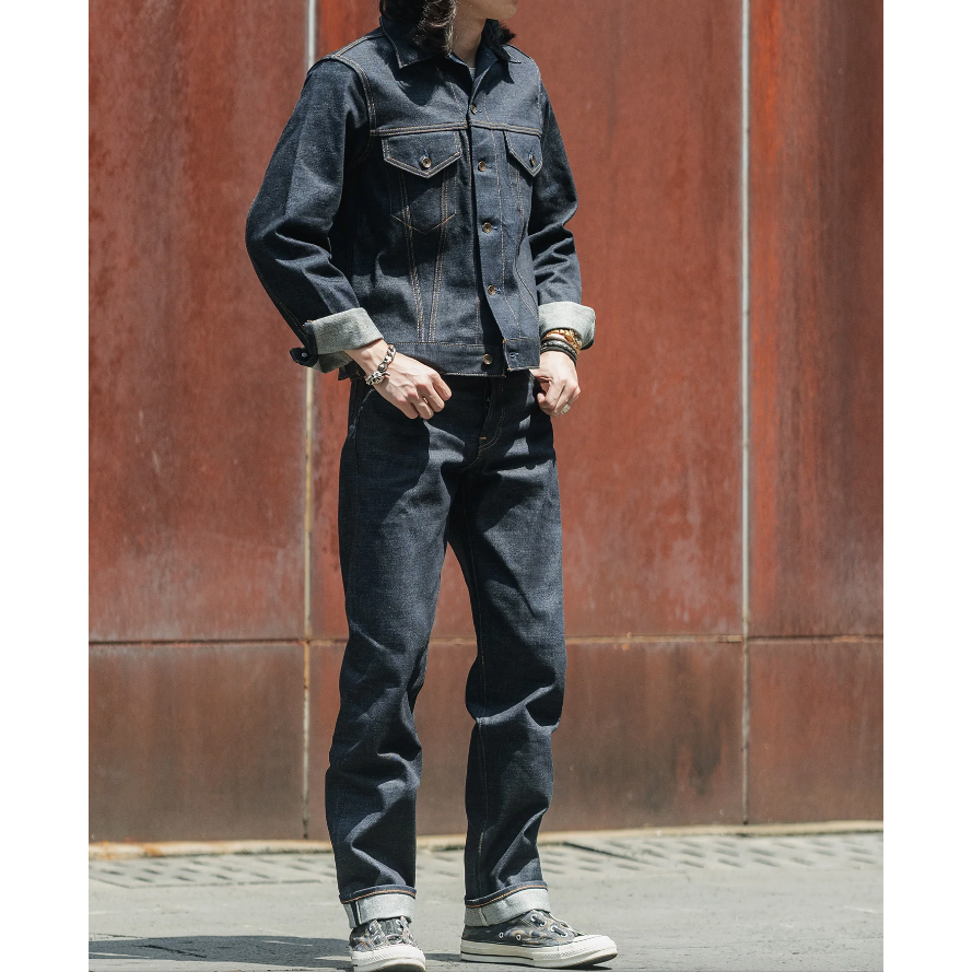 NON STOCK 557 TYPE 3原色牛仔夾克 赤耳丹寧 14OZ-細節圖3