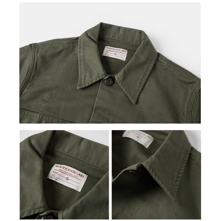 US Army OG-107 Fatigue Utility Shirt 1963-64 美國陸軍實用工作襯衫-細節圖7