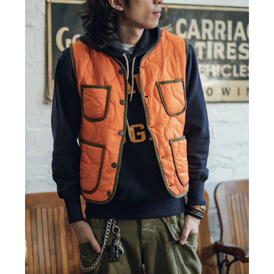 Military Style Quilted Padded Ripstop Nylon Vest liner 馬甲 羽絨-細節圖2