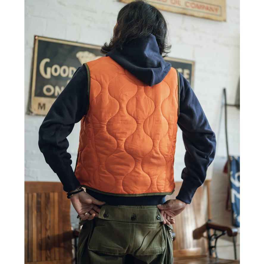 Military Style Quilted Padded Ripstop Nylon Vest liner 馬甲 羽絨-細節圖3