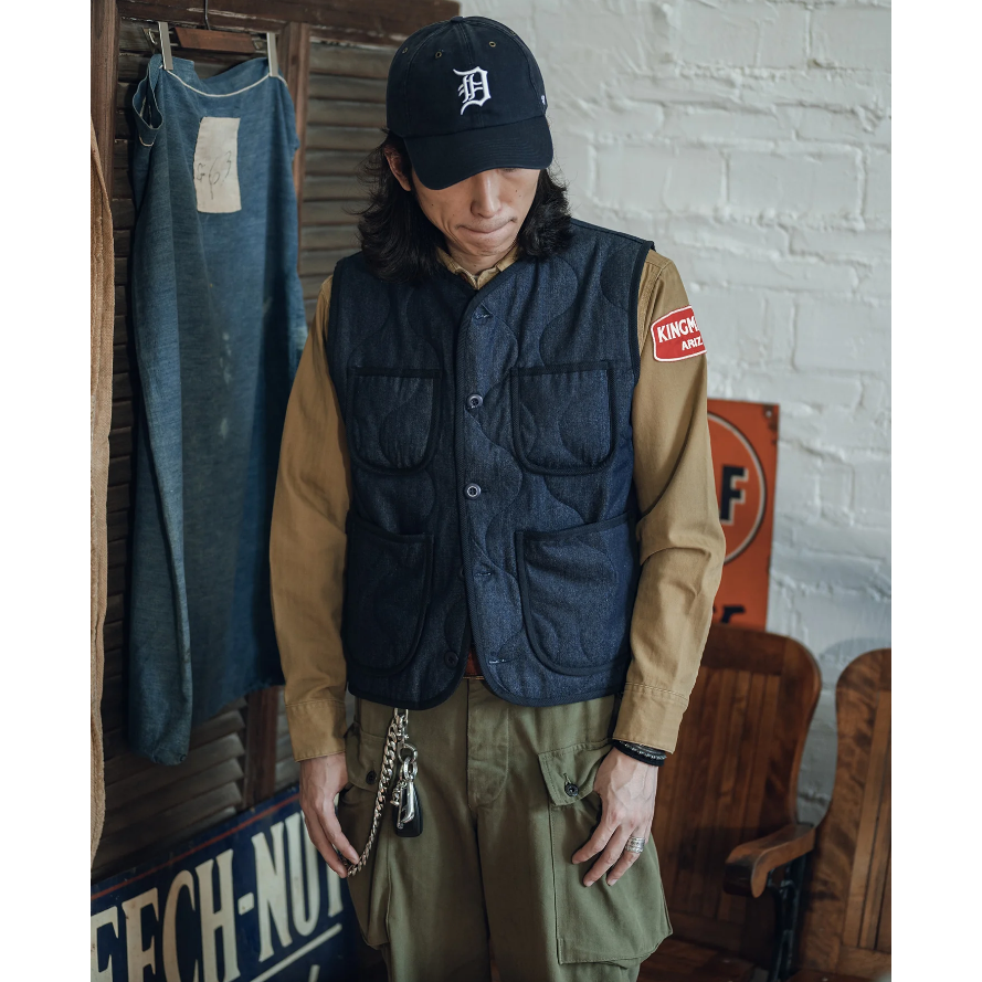 Military Style Quilted Padded Ripstop Nylon Vest liner 馬甲 羽絨-細節圖6