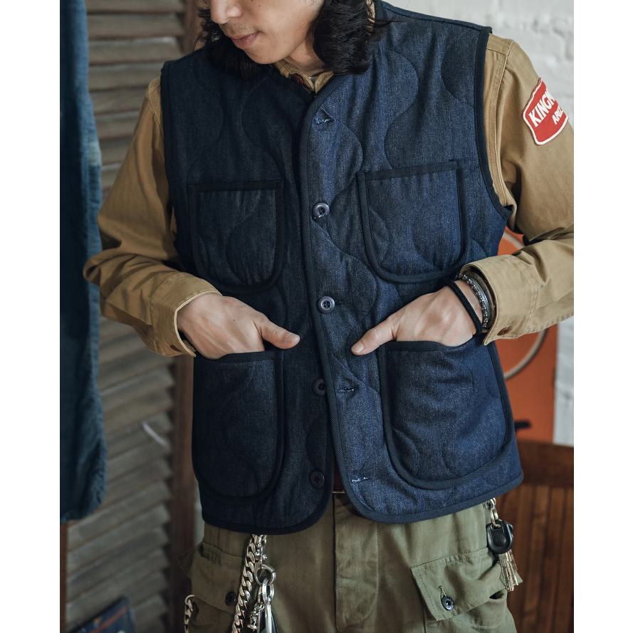 Military Style Quilted Padded Ripstop Nylon Vest liner 馬甲 羽絨-細節圖7