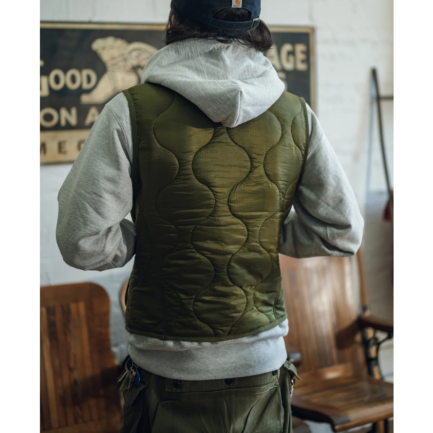 Military Style Quilted Padded Ripstop Nylon Vest liner 馬甲 羽絨-細節圖9