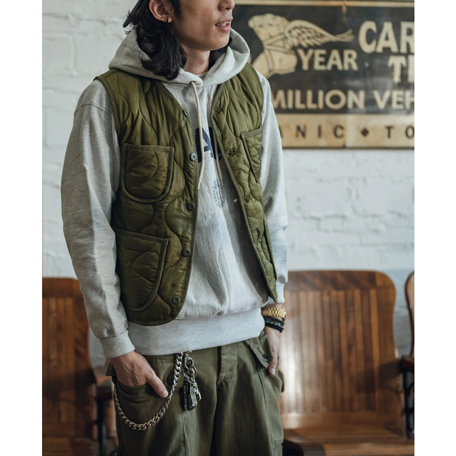 Military Style Quilted Padded Ripstop Nylon Vest liner 馬甲 羽絨-細節圖11