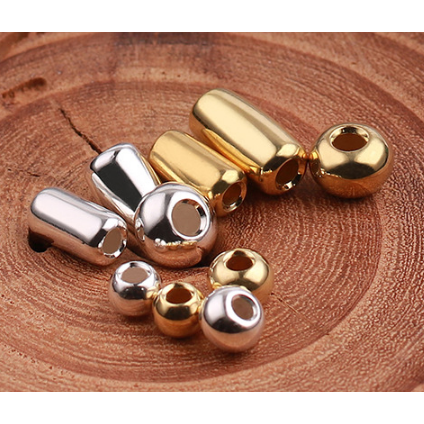 台灣最低價 925純銀串珠 黃銅串珠 管珠實心銀珠 隔珠 銀管珠Goro’s TK HB 菊地健 鹿皮繩-細節圖4