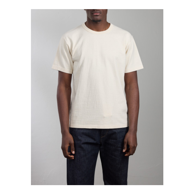 超級長絨棉 重磅T-SHIRT短袖打 270G 男士復古 鎖鏈車壓肩 小領口-細節圖2