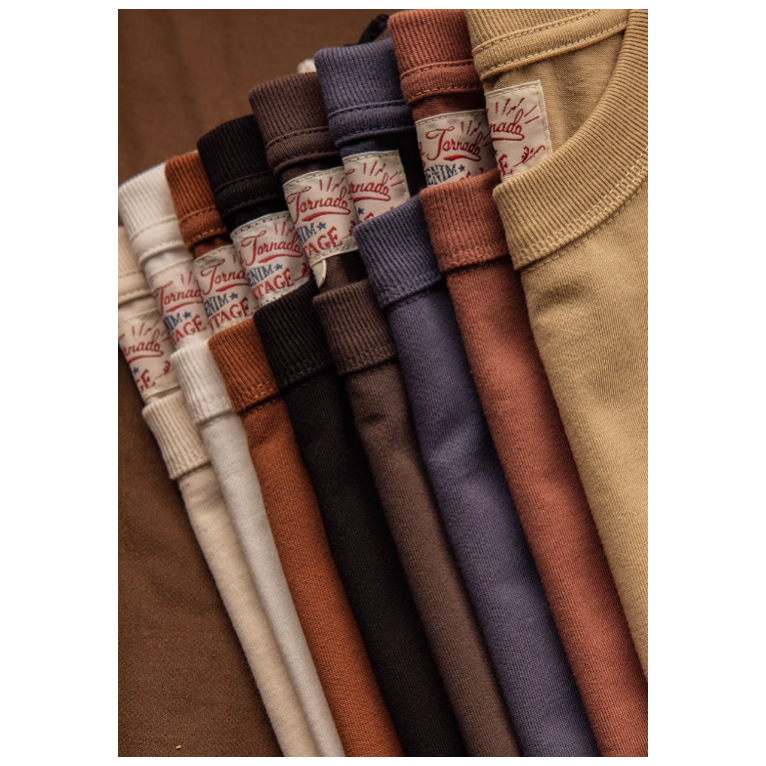 超級長絨棉 重磅T-SHIRT短袖打 270G 男士復古 鎖鏈車壓肩 小領口-細節圖6