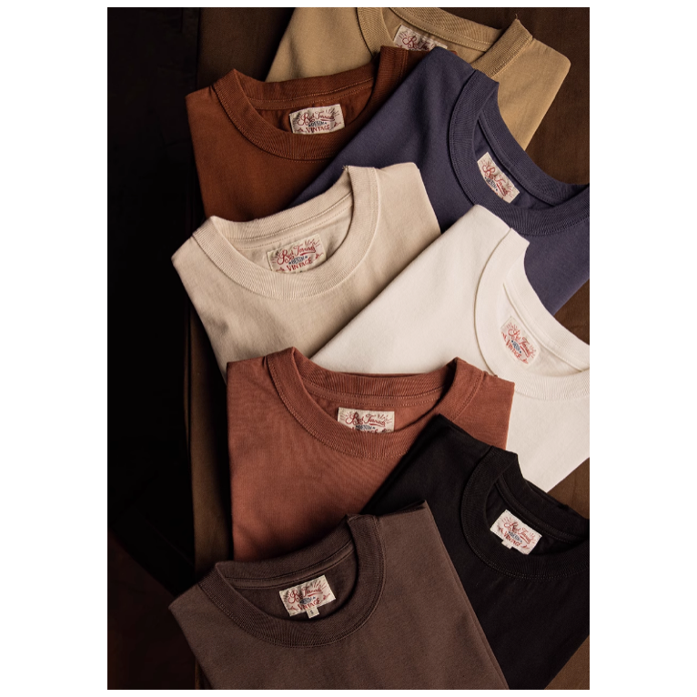 超級長絨棉 重磅T-SHIRT短袖打 270G 男士復古 鎖鏈車壓肩 小領口-細節圖7