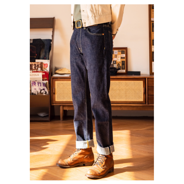 511xx lvc BOTTOM FLY 復刻Warehouse酸化面料 長絨棉布料 16.5 oz-細節圖3