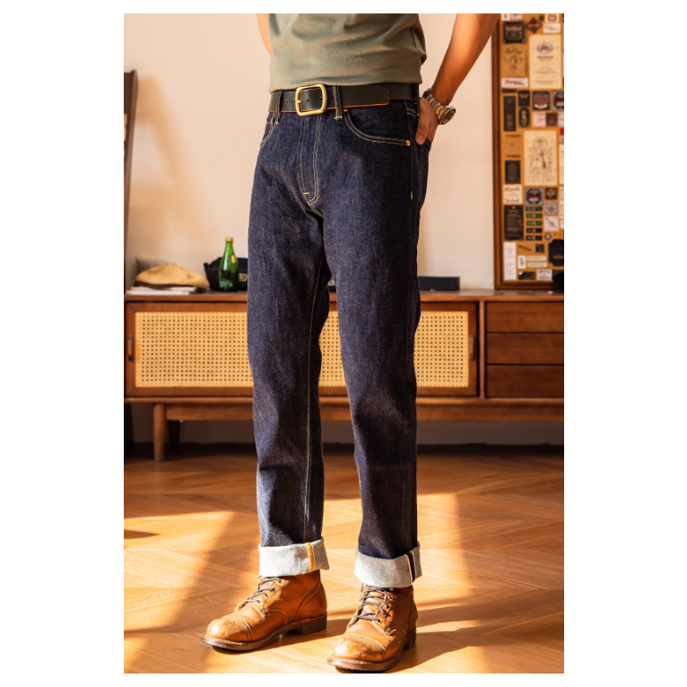 511xx lvc BOTTOM FLY 復刻Warehouse酸化面料 長絨棉布料 16.5 oz-細節圖4