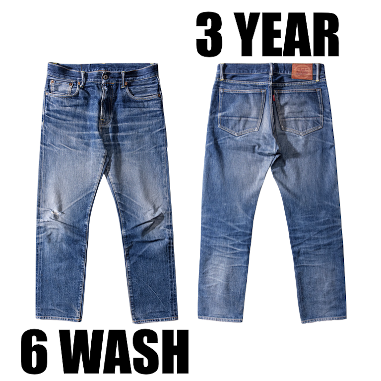 511xx lvc BOTTOM FLY 復刻Warehouse酸化面料 長絨棉布料 16.5 oz-細節圖9