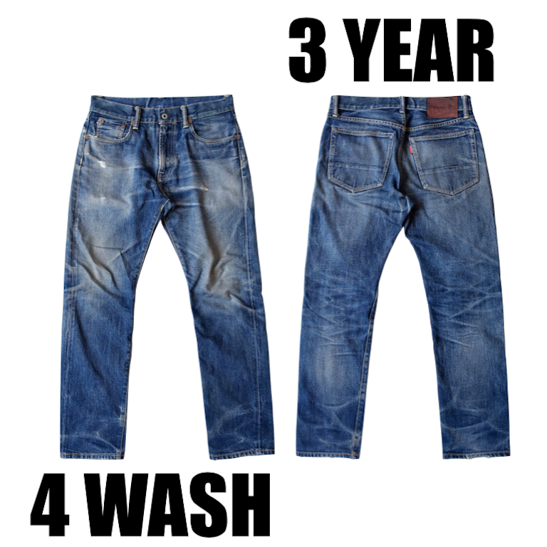 511xx lvc BOTTOM FLY 復刻Warehouse酸化面料 長絨棉布料 16.5 oz-細節圖10