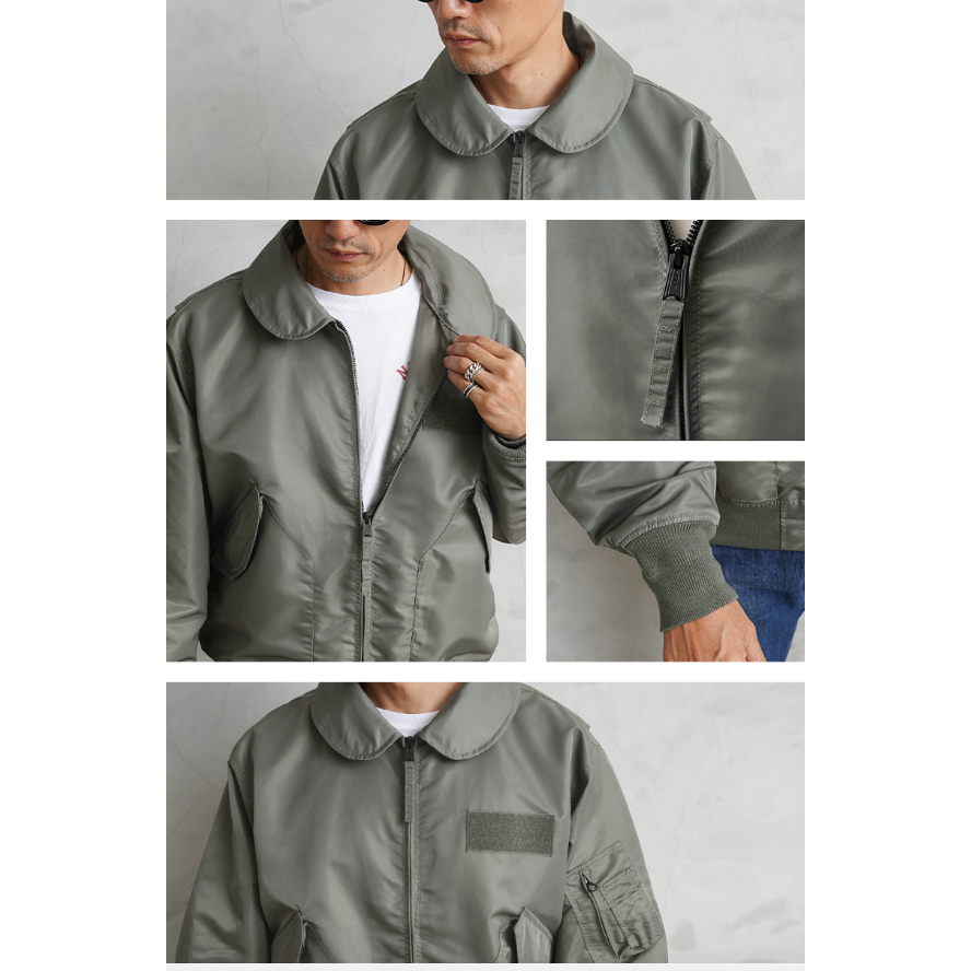 WP23 U.S.AIR FORCE 一代目 CWU-45/P mil j 83382c 飛行夾克 輕量版-細節圖2