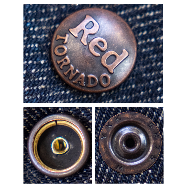 復刻鐵心 526V牛仔馬甲 21OZ INDIGO 重磅 原牛 丹寧-細節圖7