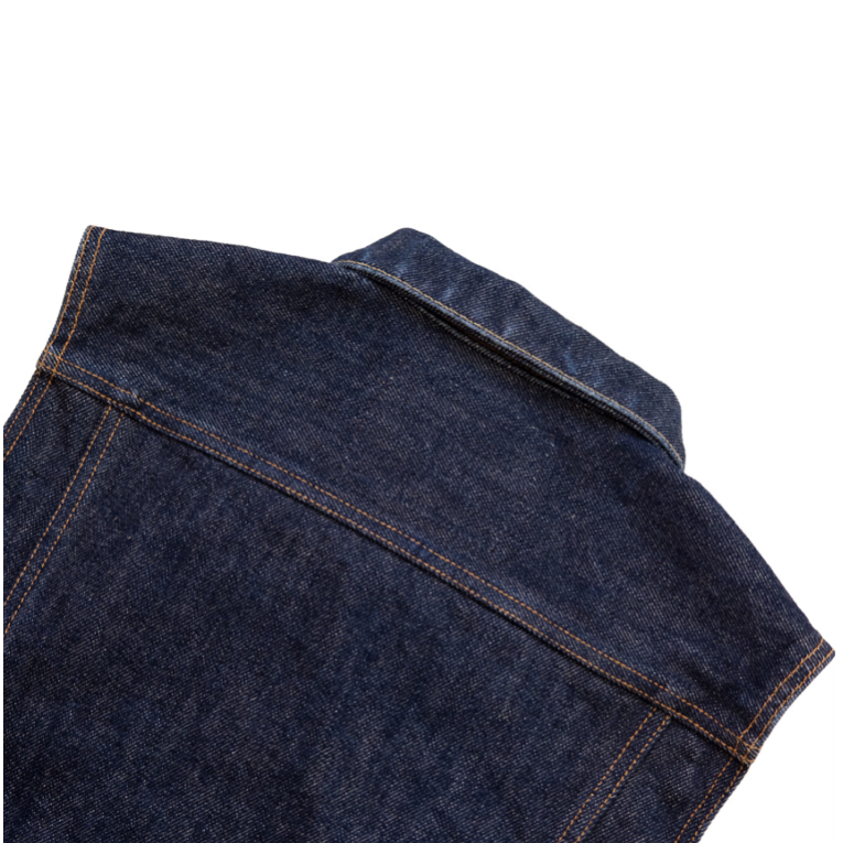 復刻鐵心 526V牛仔馬甲 21OZ INDIGO 重磅 原牛 丹寧-細節圖8